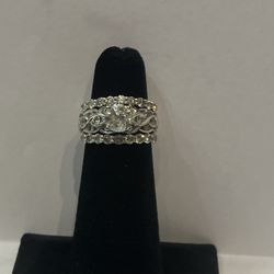 14k Gold Engagement Ring Set #109864-1 MJ