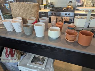 Ceramic pots and planters
