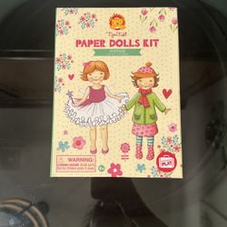 Kids Vintage Paper Dolls Kit