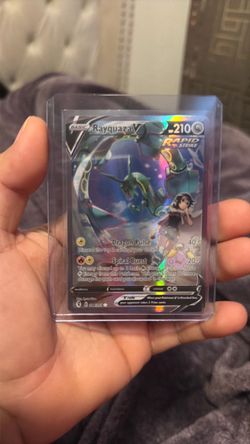 Rayquaza V Pokémon Card Rapid Strike Holo