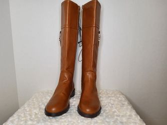 Liz Claiborne Camel Brown Roundup Riding Boots