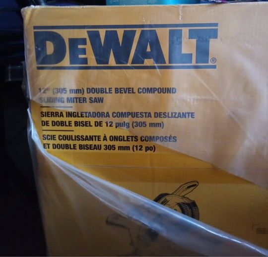 Dewalt 12 Double Bevel Compound Sliding Meter Saw