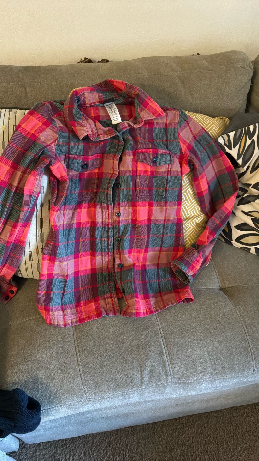 Patagonia Long Sleeved Flannel Short.
