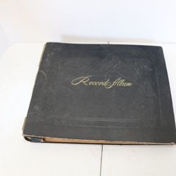 Lot of 8 Vtg 33 1/2 Vinyl Records in "leather" album