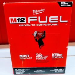 Milwaukee M12 3/8 Stubby Tool New 