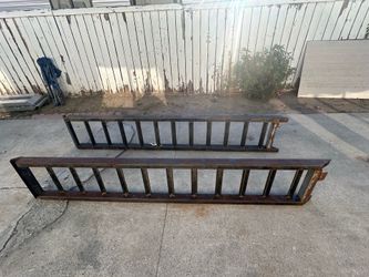 HEAVY DUTY STEEL BOB CAT LOADING RAMPS