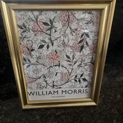 Framed William Morris Floral Art Print