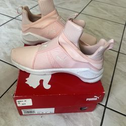 Pink Puma Shoes Size 9 Worn Once