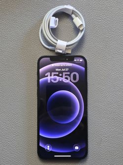 IPHONE 12 64GB UNLOCK ANY CARRIER IN GREAT Condition 100% BATTERY 🔋 LIFE