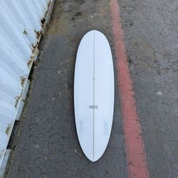 6'8" Twin Fin ANVIL Mid Length Surfboard Similar To JS Big Barron New 