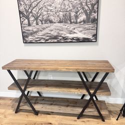 Wooden Table Console