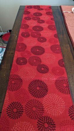 Red Table Runner
