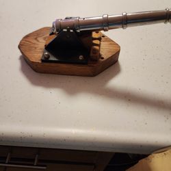 Vintage Nickel Miniature Cannon Collectable