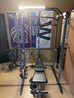 Complete Home Gym Weight Set – Power Rack, Bench, Barbell & Weights