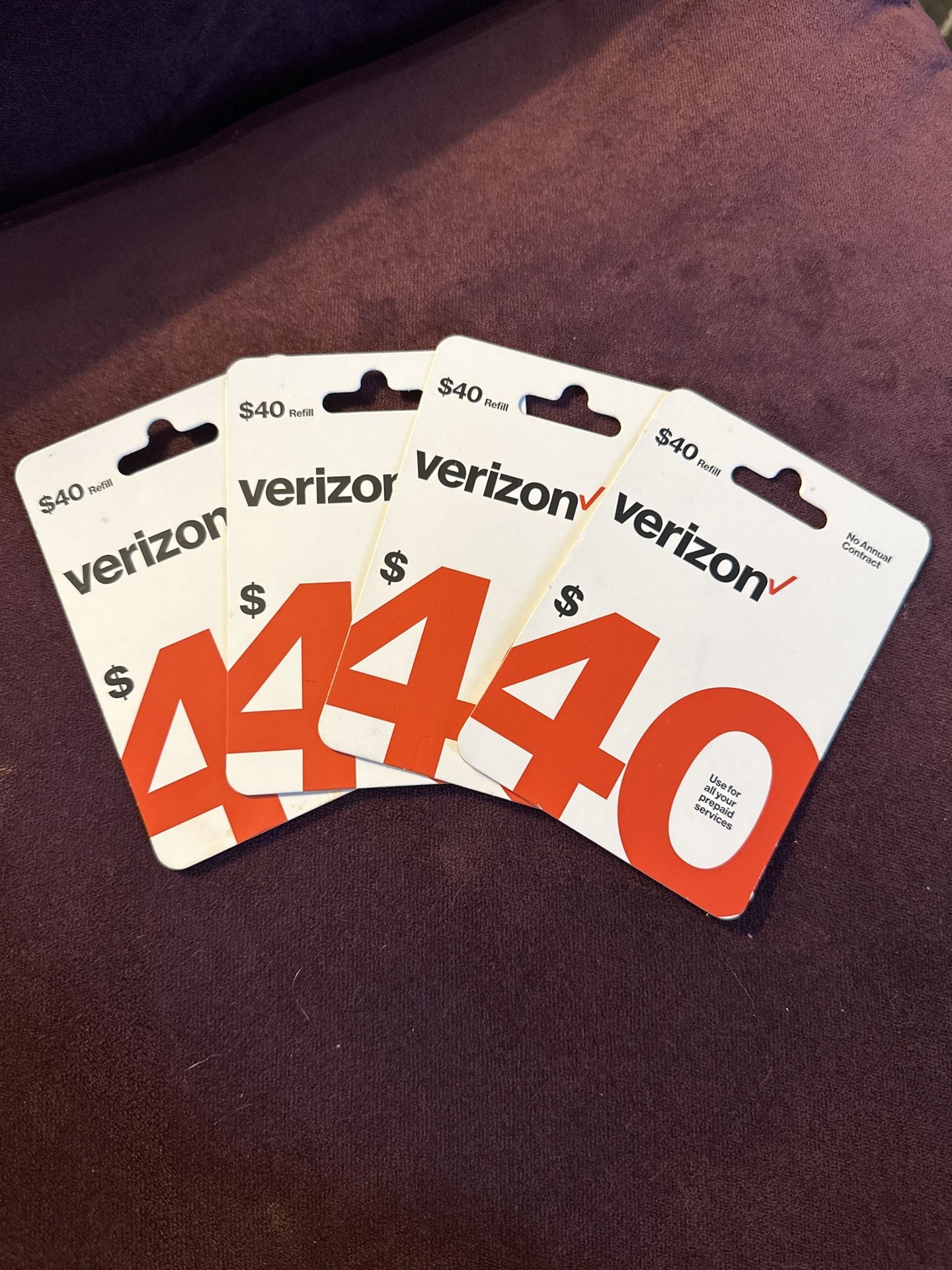 VZW PrePaid cards