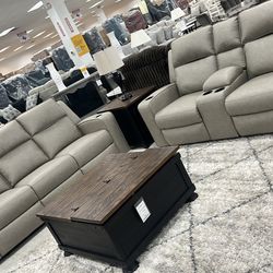 Reclining Sofa and Loveseat