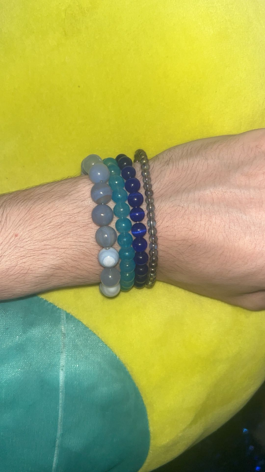 Glass Bead Bracelet Set 