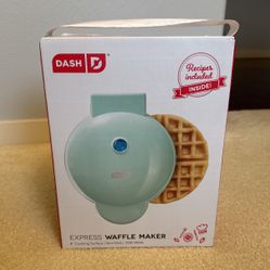 New In Box: Dash 8” Express Waffle Maker 