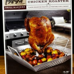 NEW Parini Grill Masters Collection Chicken Roaster