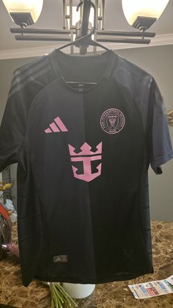 Inter Miami CF adidas 2025 The Fortitude Kit Authentic Custom Jersey - Black (Large)