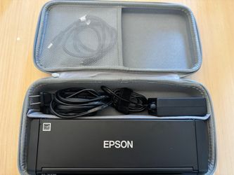 Epson WorkForce ES-300W Wireless Portable Duplex Document Scanner with Travel Case