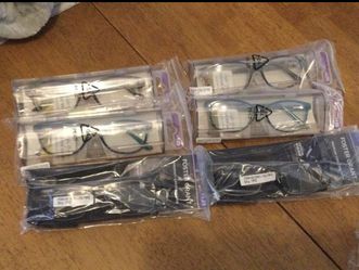 Foster Grant Design optic Readers - +1.25 - 6 Pairs Lot eye glasses