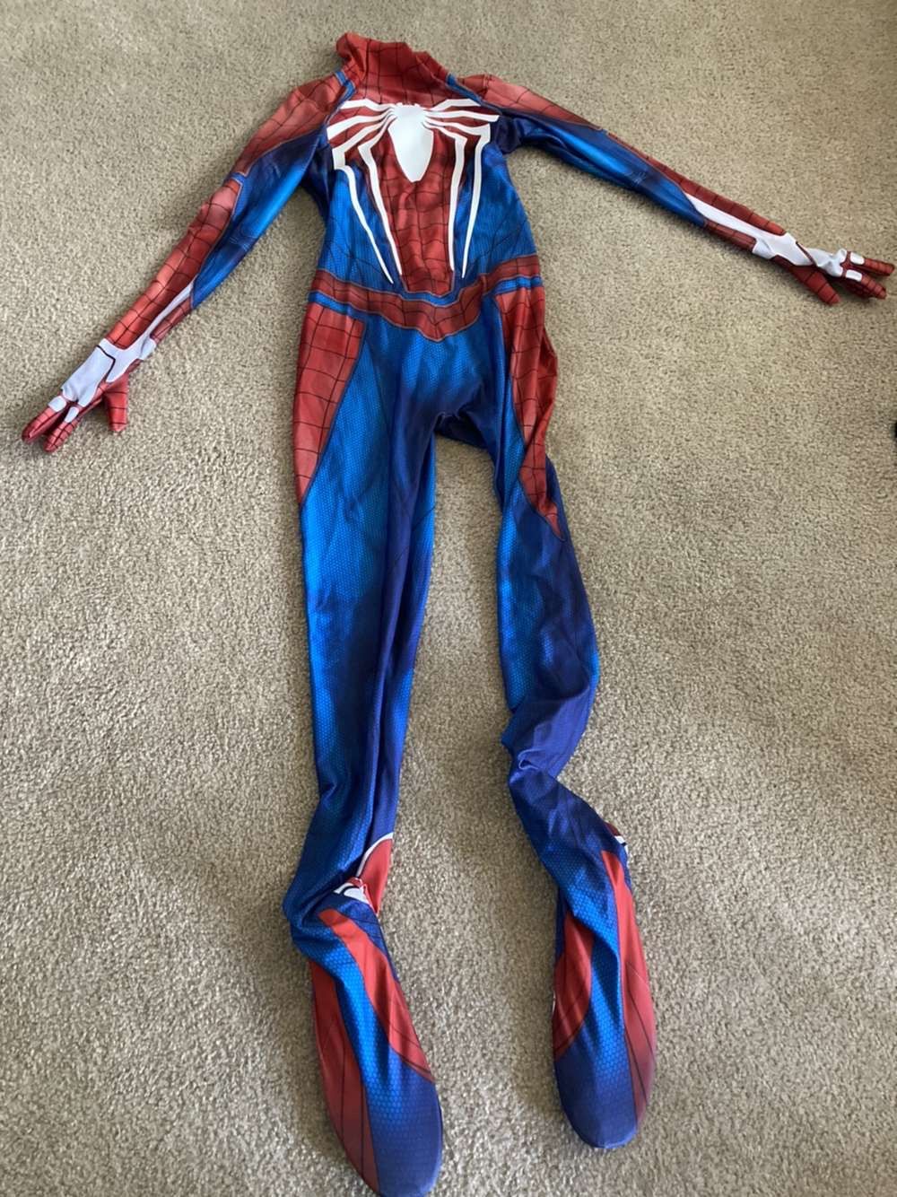 Spider-Man PS4 Costume Size Medium Men