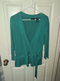 Green blouse