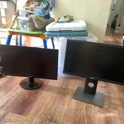 2 Gaming Monitors 