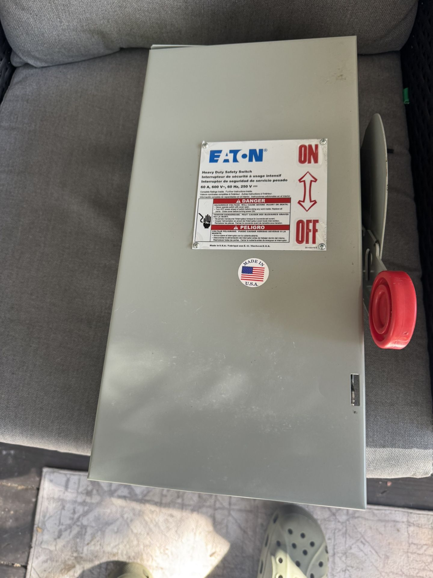 Eaton 60 Amp Heavy Duty Switch