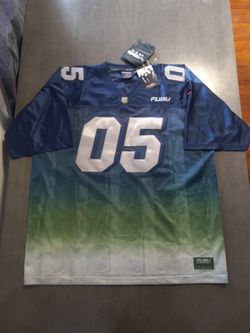 Vintage Y2K Fubu Sports The Collection 05 Mens Jersey Navy/Green Size 2XL NWT