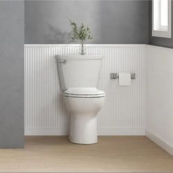 American Standard
Cadet 12 in. Antimicrobial 2-Piece 1.28 GPF Single Flush Chair Height Round Toilet with Slow Close Seat in White