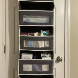 5-layer storage box 5-layer door rear hanging large capacity storage box