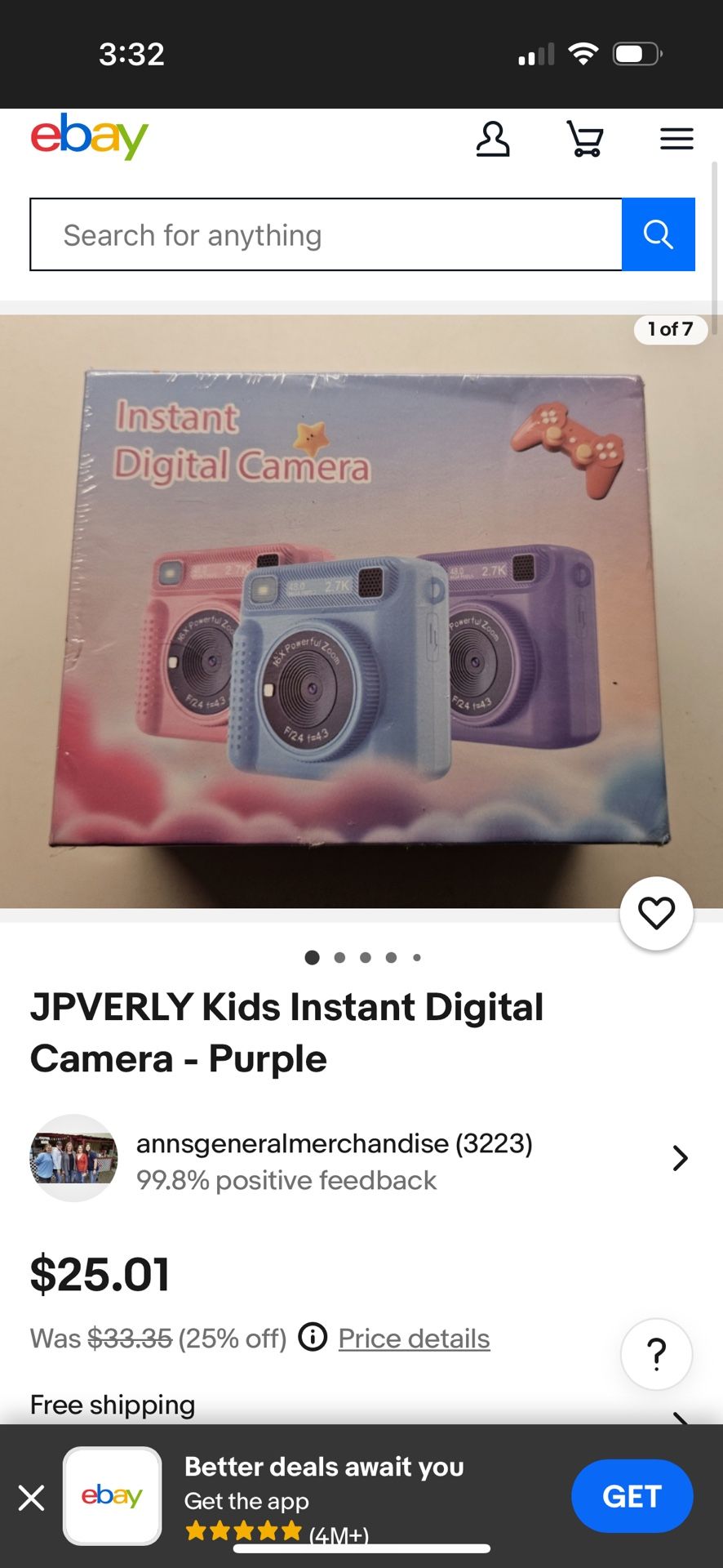 Instant Digital Cameras 