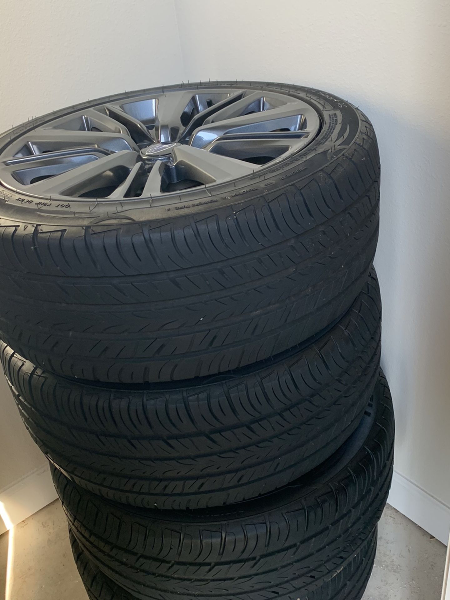 Genuine Subaru WRX Rims and Tires