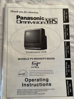 Panasonic Omnivision VHS