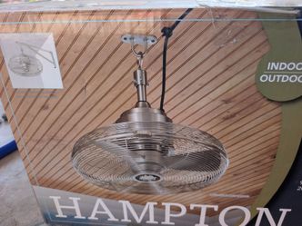 Hampton Bay Conyer 20” Ceiling Fan - Titanium Finish (Brand New)