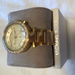 Gold Michael Kors Watch 