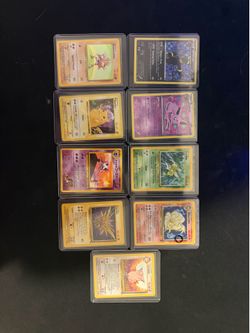 Vintage Pokemon Trading Card Game Singles Lot For Sale For Trade Fs/Ft