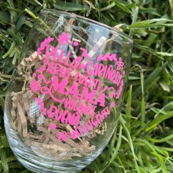 Mother’s DayWine Glass