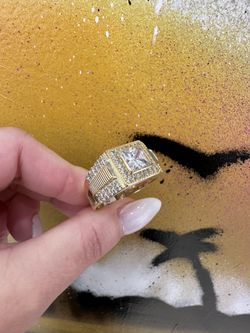 10k CZ STONE WHITE GOLD
