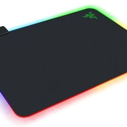 Razer Firefly Hard V2 RGB Gaming Mouse Pad: Customizable Chroma Lighting, Built-in Cable Management, Balanced Control & Speed, Non-Slip Rubber Base