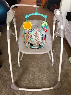 Bright Starts Baby Infant Rock and Swing Rocker 2 in 1