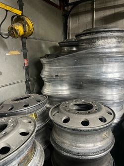 Used aluminium wheels.