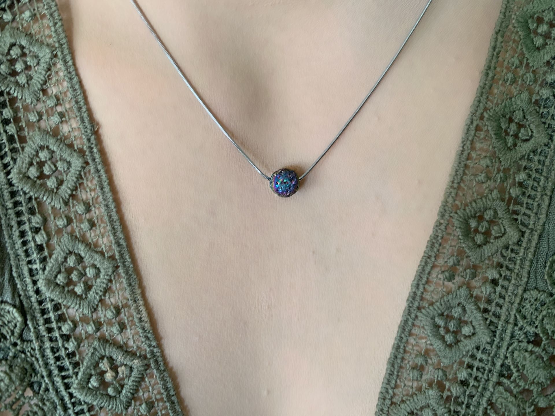 Handmade Crystal bead Necklace