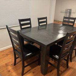 Kitchen Table With 6 Chairs