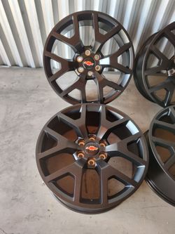 22x9+31 6x139.7 New Wheels No Tires No Tpms Sensors Only Wheels