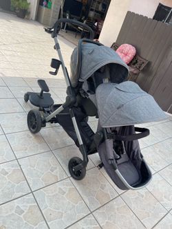 Condition, double stroller and car seat
