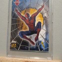 2002 Topps Spiderman # 1of 10 ) Pick Up Only 