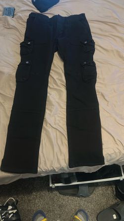 mnm Black Cargo Pants